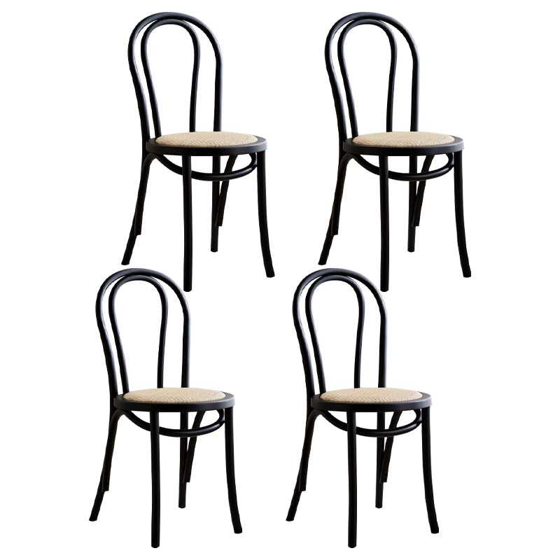 Contemporary Dining Room Solid Wood Open Back Dining Side Chair