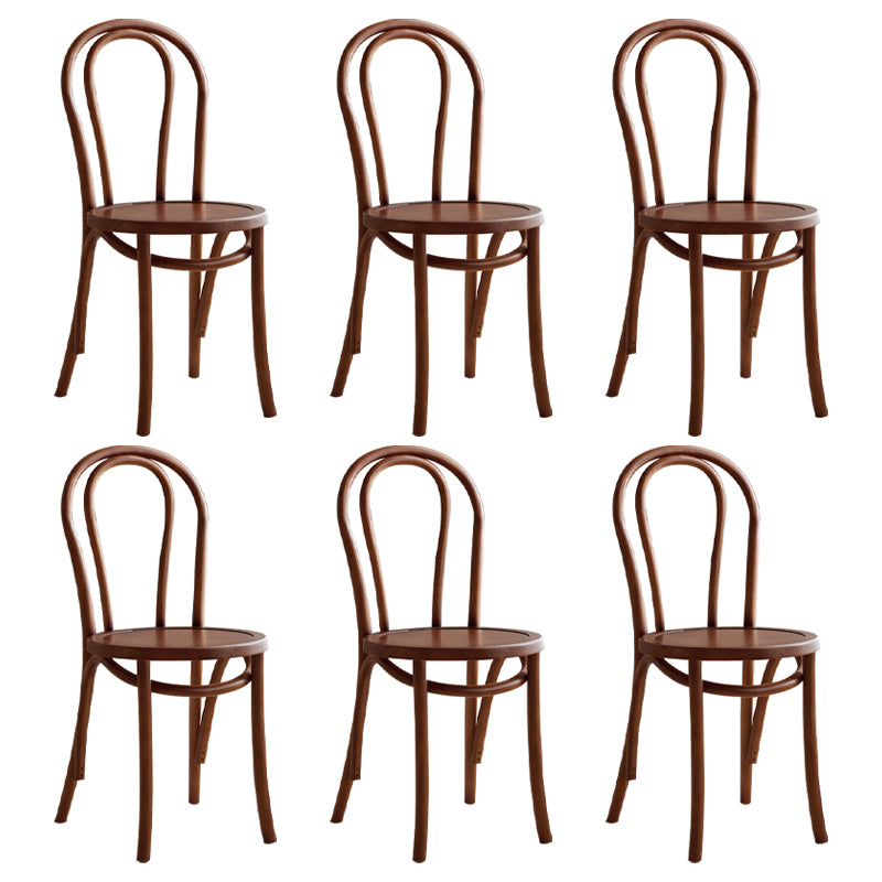 Contemporary Dining Room Solid Wood Open Back Dining Side Chair