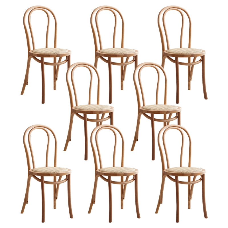 Contemporary Dining Room Solid Wood Open Back Dining Side Chair