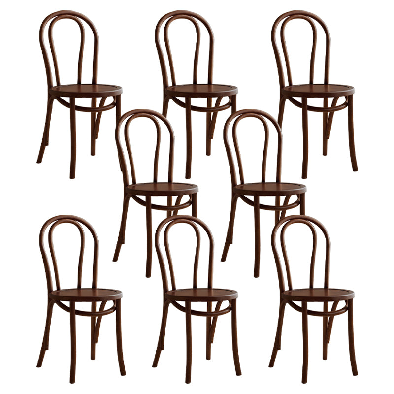 Contemporary Dining Room Solid Wood Open Back Dining Side Chair