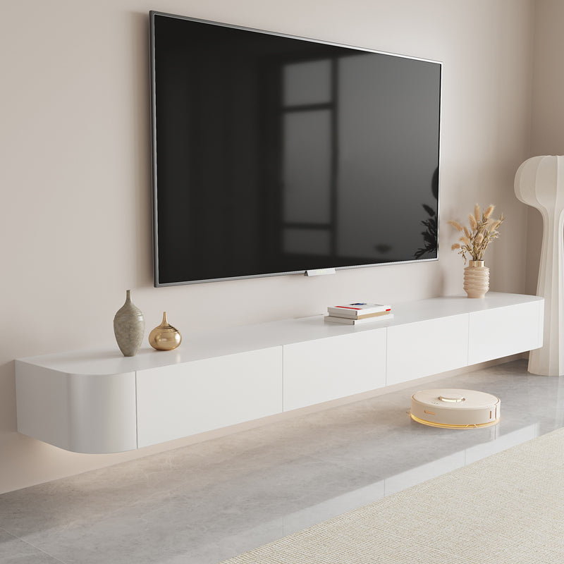 Contemporary Wall Mount TV Stand Console with Shelf for Living Room