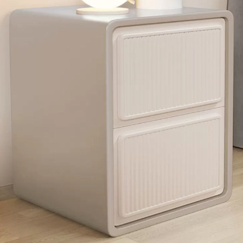 Scandinavian Wood Bedside Cabinet with Drawer Storage for Bedroom