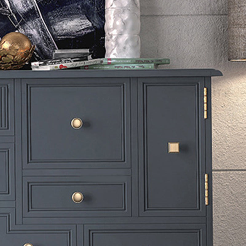 Classic Glam Storage Chest Dresser Horizontal Chest with Drawers