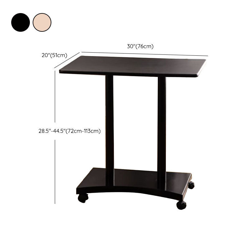 Adjustable Standing Office Desk Rectangular Shaped with Metal Legs