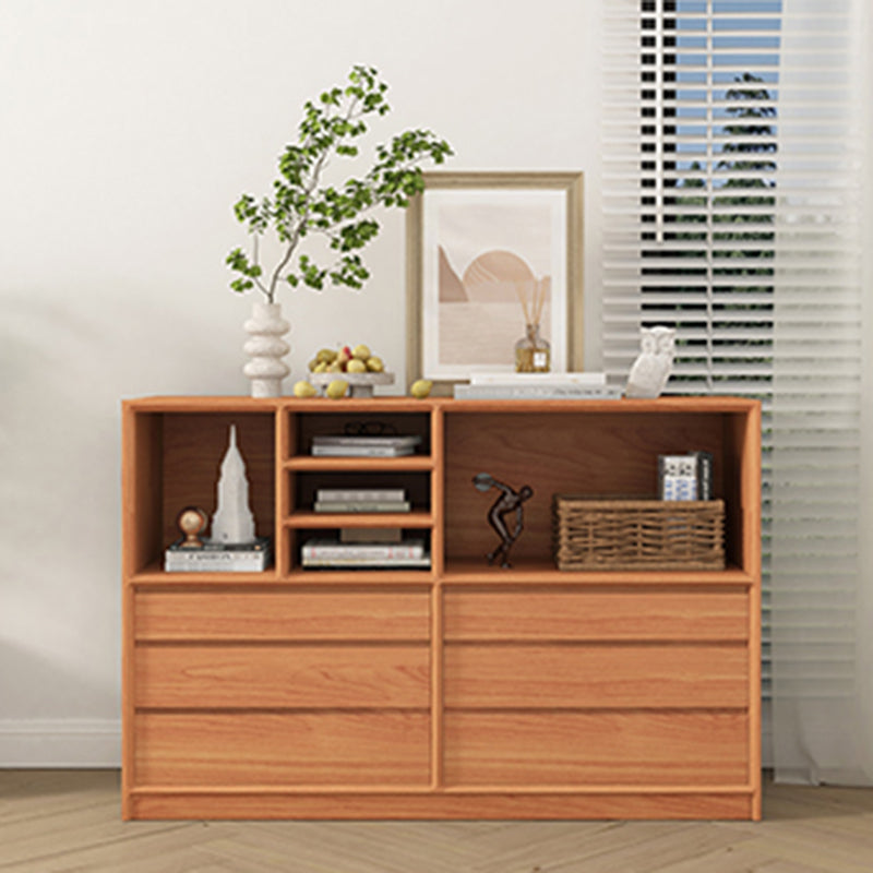 Wooden Standard Bookcase Modern Closed Back Bookshelf with Shelves