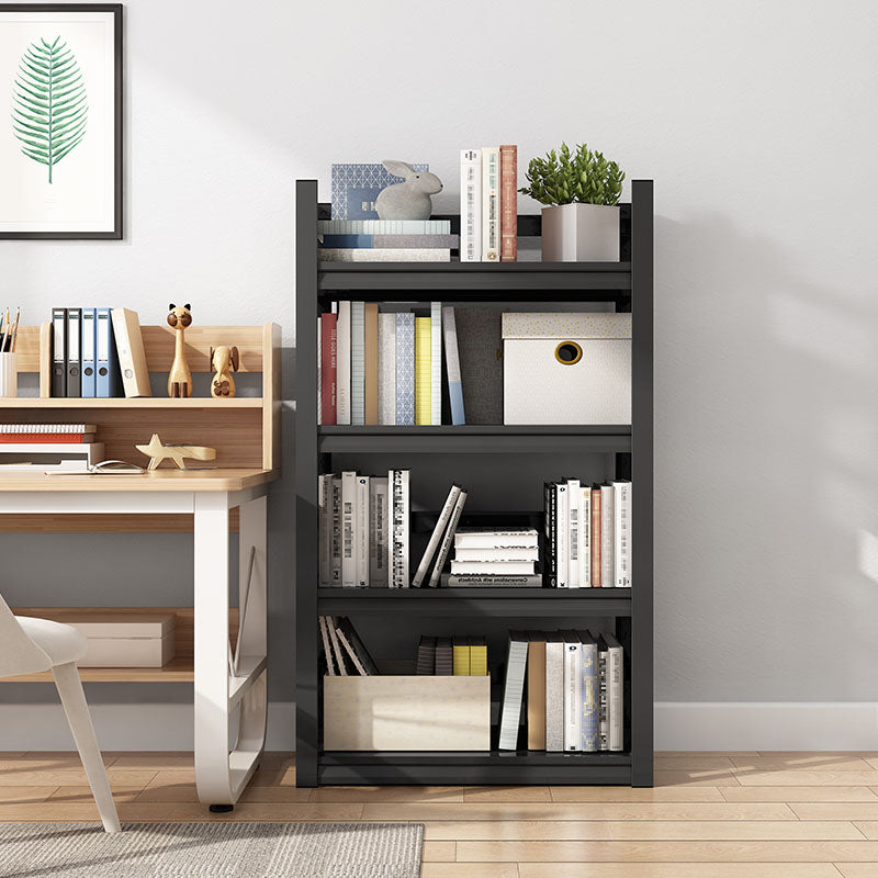 Modern Style Open Back Standard Bookshelf Metal Bookcase for Study Room