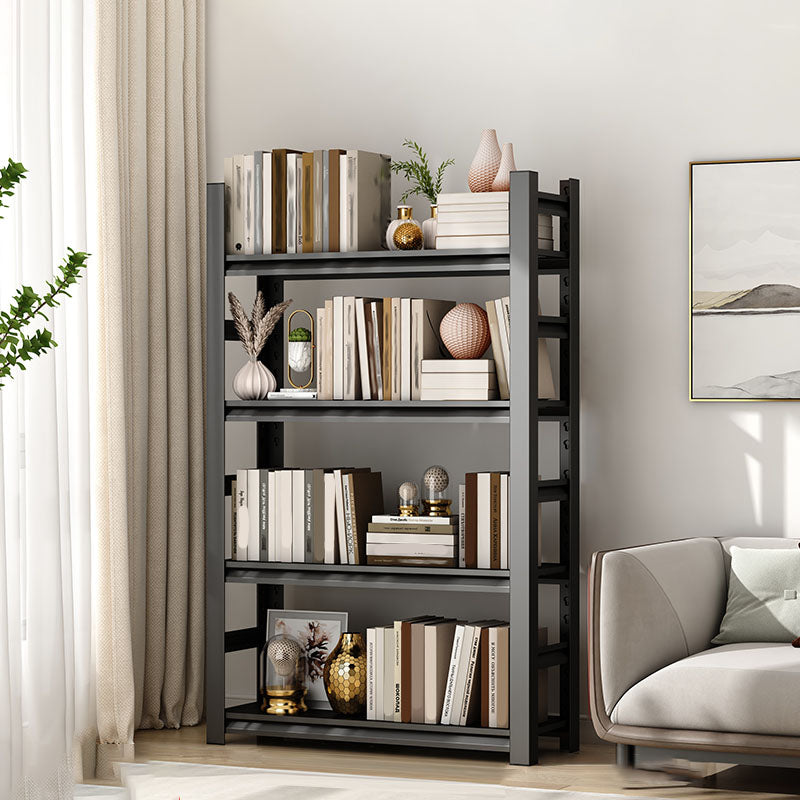 Modern Style Open Back Standard Bookshelf Metal Bookcase for Study Room