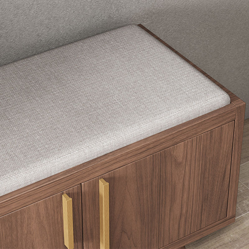 Rectangle Storage Entryway Bench Modern Seating Bench with Upholstered