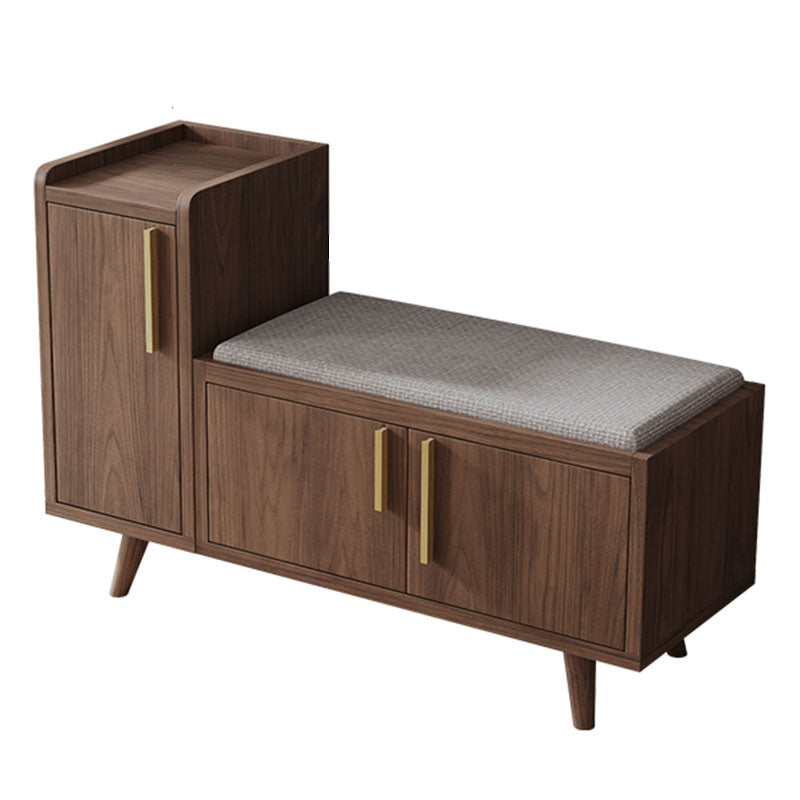 Rectangle Storage Entryway Bench Modern Seating Bench with Upholstered