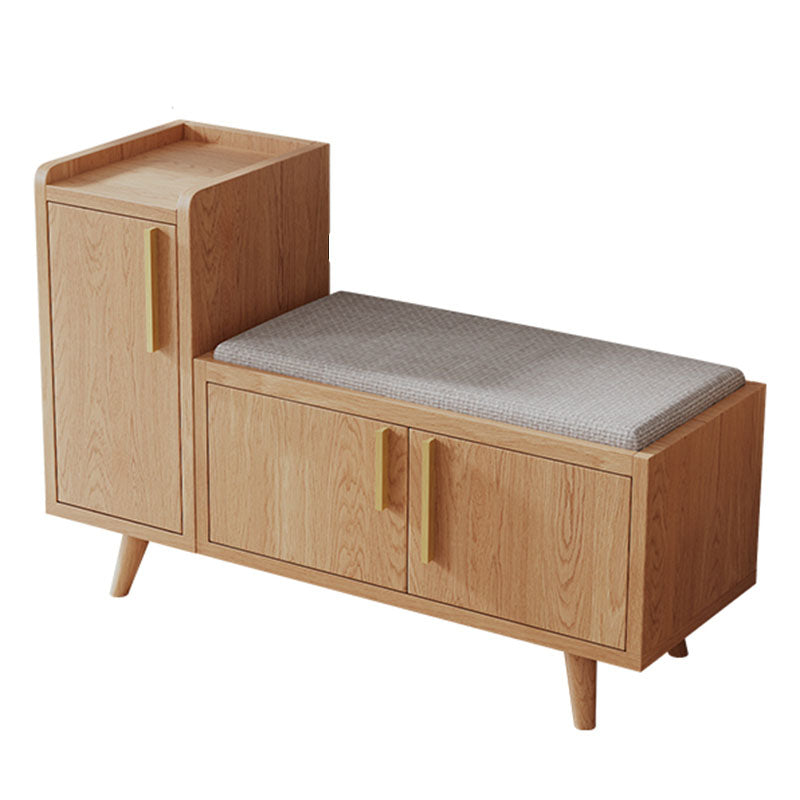 Rectangle Storage Entryway Bench Modern Seating Bench with Upholstered