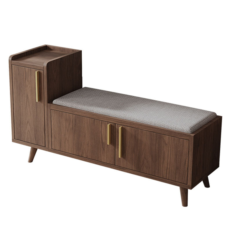 Rectangle Storage Entryway Bench Modern Seating Bench with Upholstered