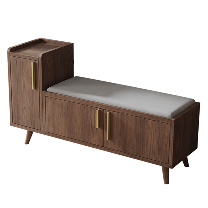 Rectangle Storage Entryway Bench Modern Seating Bench with Upholstered