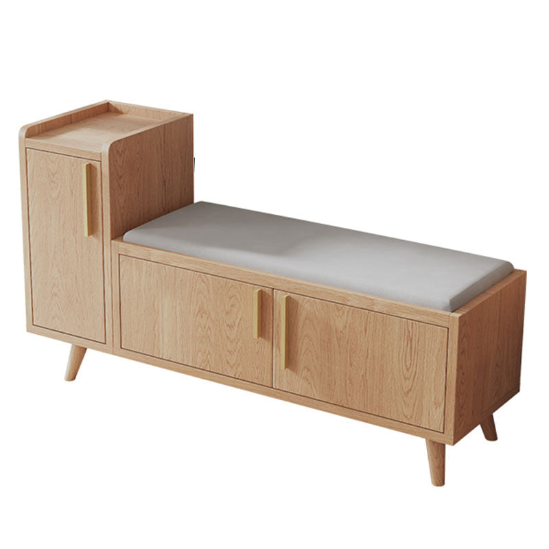 Rectangle Storage Entryway Bench Modern Seating Bench with Upholstered