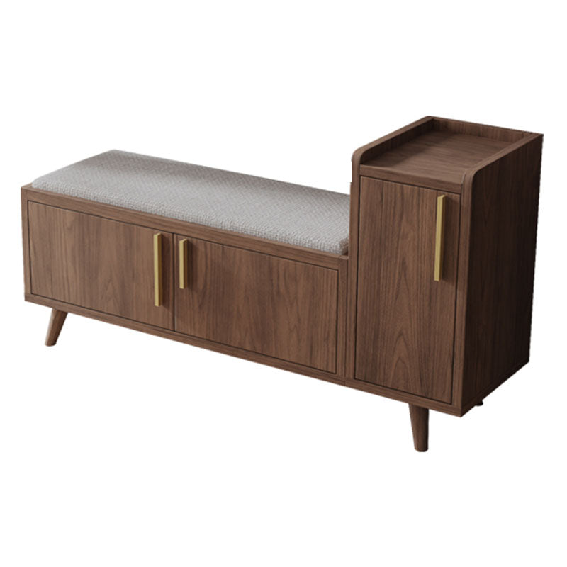 Rectangle Storage Entryway Bench Modern Seating Bench with Upholstered