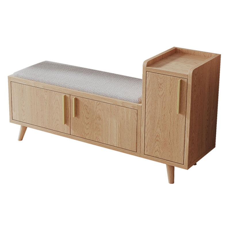 Rectangle Storage Entryway Bench Modern Seating Bench with Upholstered