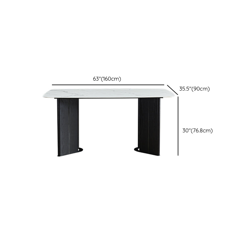 Contemporary 1/5/7 Piece Stone Rectangle Dining Set for Home