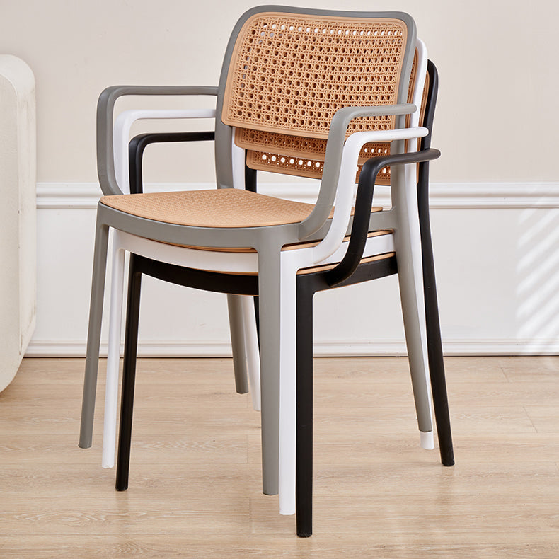 Modern & Contemporary Open Back Stackable Dining Chairs(Set of 4/8)