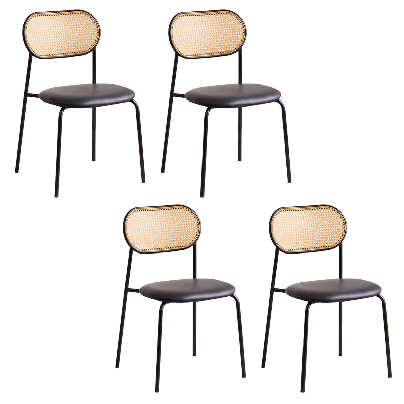 Modern & Contemporary Open Back Stackable Dining Chairs(Set of 4/8)