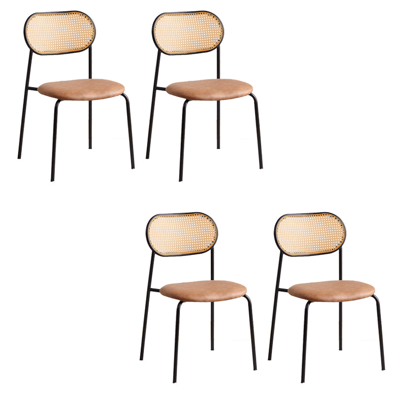 Modern & Contemporary Open Back Stackable Dining Chairs(Set of 4/8)