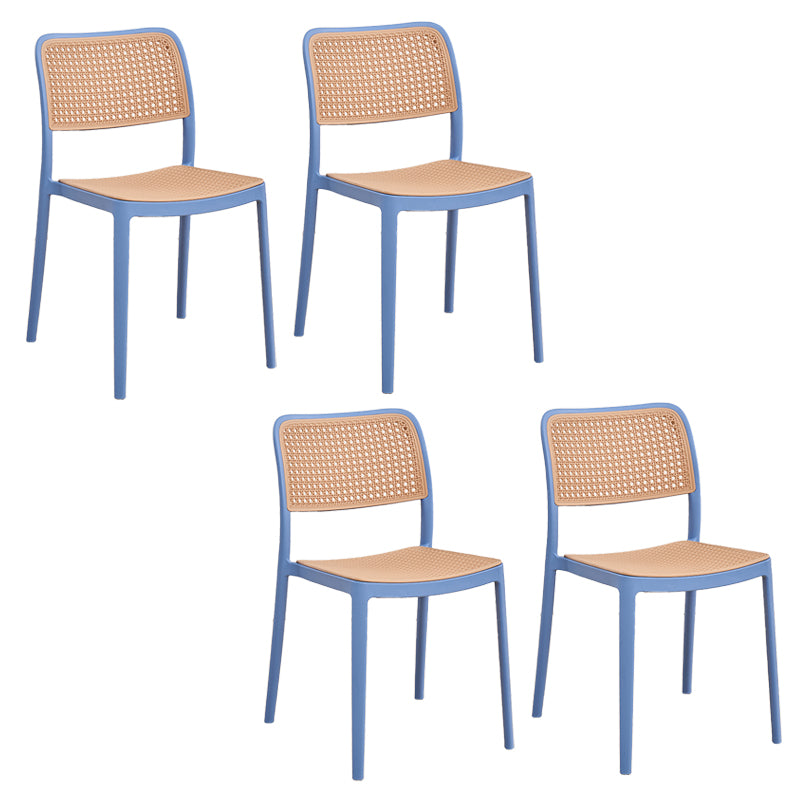 Modern & Contemporary Open Back Stackable Dining Chairs(Set of 4/8)