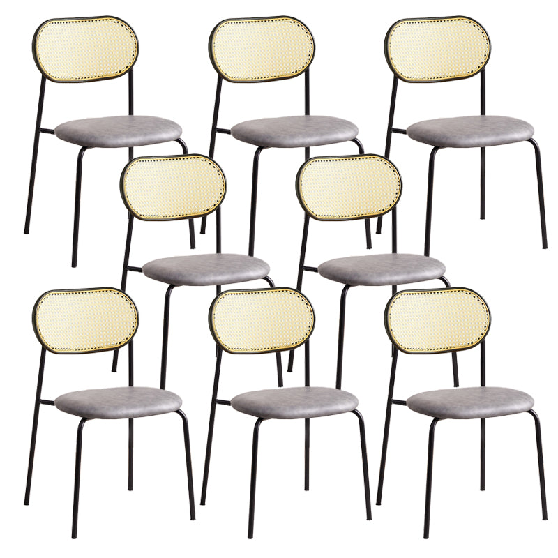 Modern & Contemporary Open Back Stackable Dining Chairs(Set of 4/8)