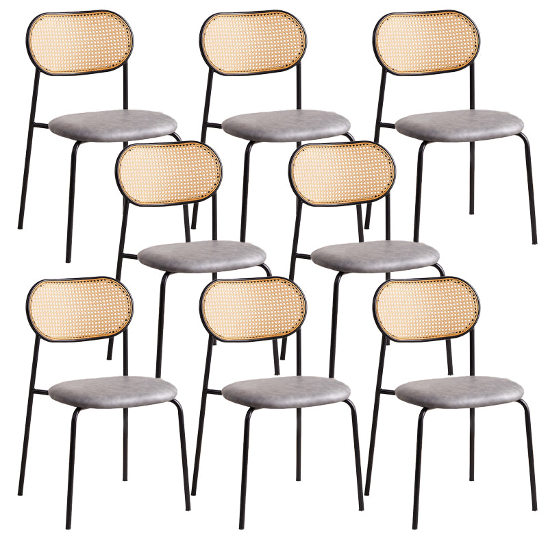 Modern & Contemporary Open Back Stackable Dining Chairs(Set of 4/8)