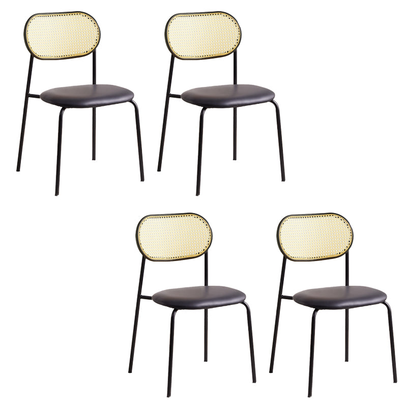 Modern & Contemporary Open Back Stackable Dining Chairs(Set of 4/8)