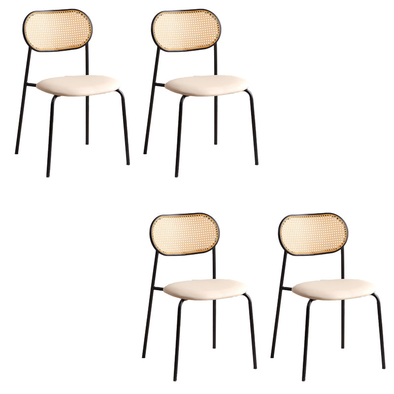 Modern & Contemporary Open Back Stackable Dining Chairs(Set of 4/8)