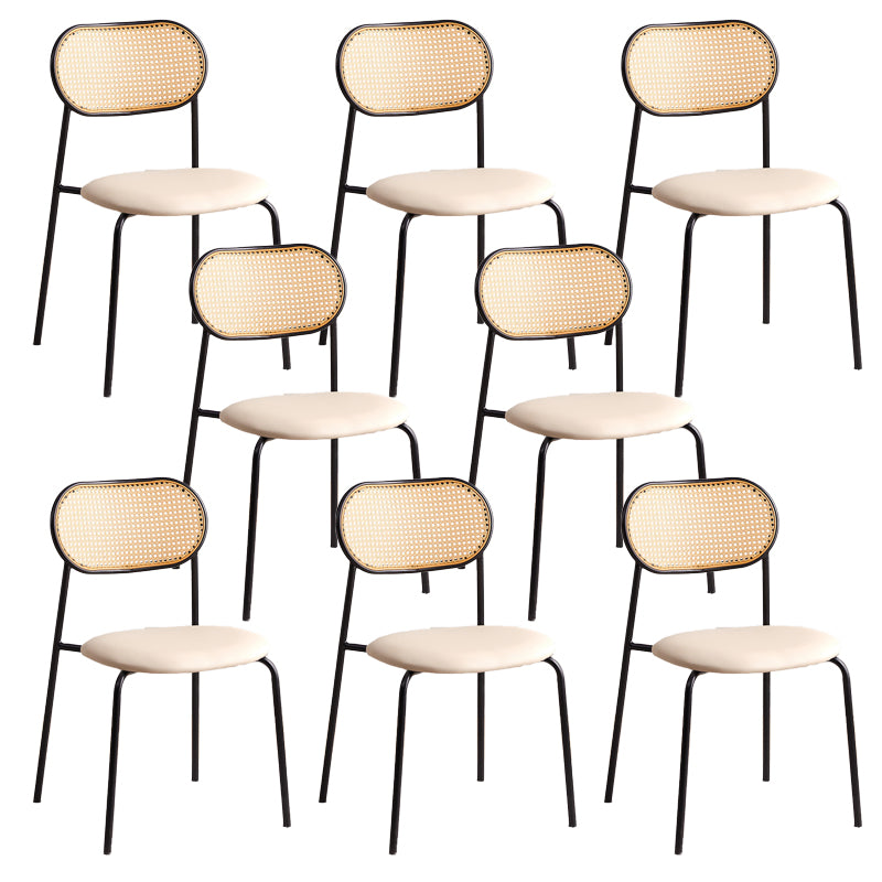 Modern & Contemporary Open Back Stackable Dining Chairs(Set of 4/8)