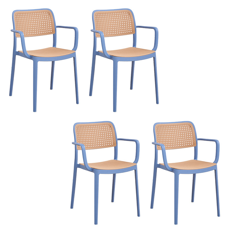 Modern & Contemporary Open Back Stackable Dining Chairs(Set of 4/8)