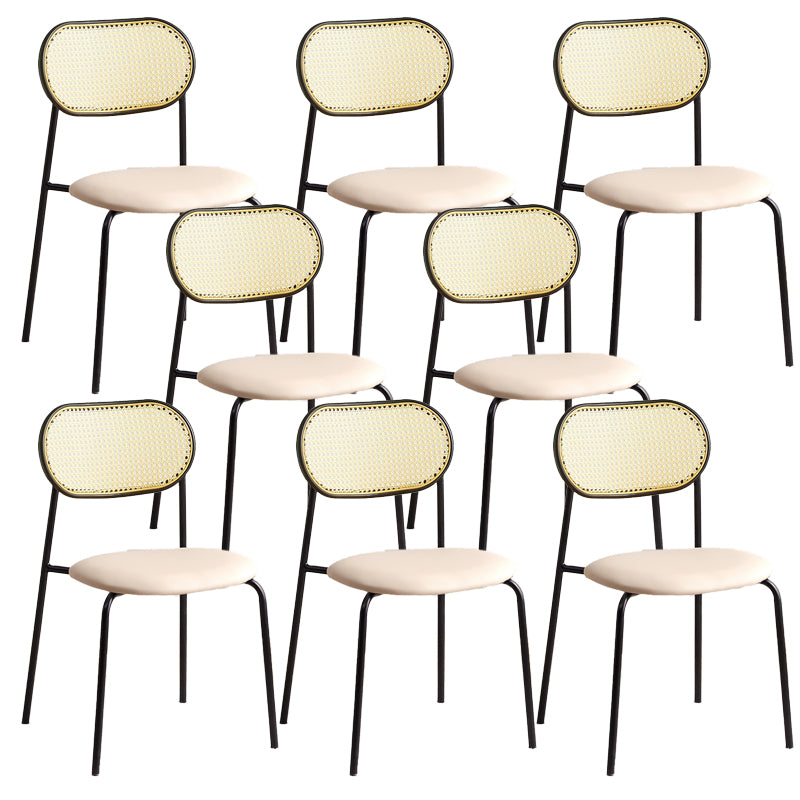 Modern & Contemporary Open Back Stackable Dining Chairs(Set of 4/8)