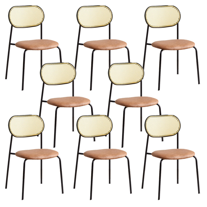 Modern & Contemporary Open Back Stackable Dining Chairs(Set of 4/8)