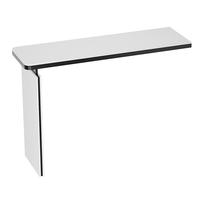 Glam Style Sintered Stone Top Rectangle Bar Dining Table with Storage