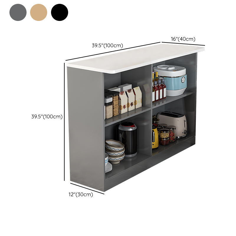 Modem & Contemporary Wood Rectangle Bar Wine Table for Dining Room