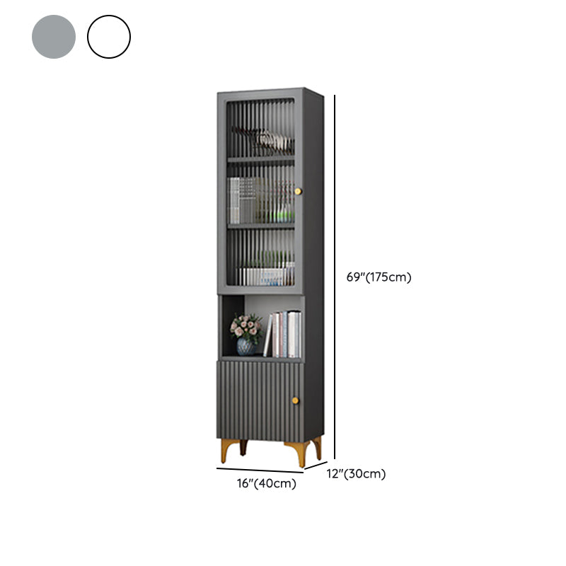 Contemporary Style Wood Dining Buffet with Cabinet and Drawer