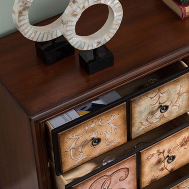 Solid Wood Dresser Traditional Storage Chest Dresser with 3/4/5/6/7 Drawers