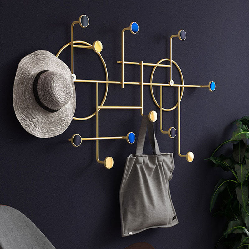 Modern Style Minimalist Coat Hanger Home Wall Hanging Metal Coat Rack