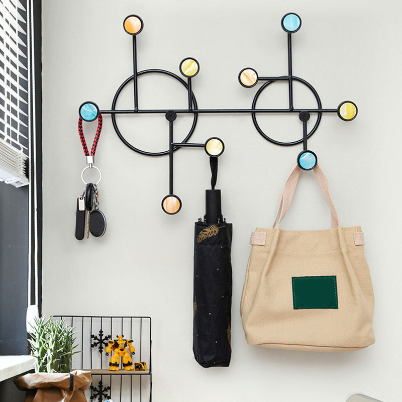 Modern Style Minimalist Coat Hanger Home Wall Hanging Metal Coat Rack