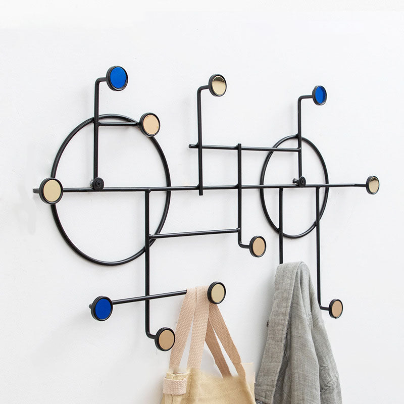 Modern Style Minimalist Coat Hanger Home Wall Hanging Metal Coat Rack