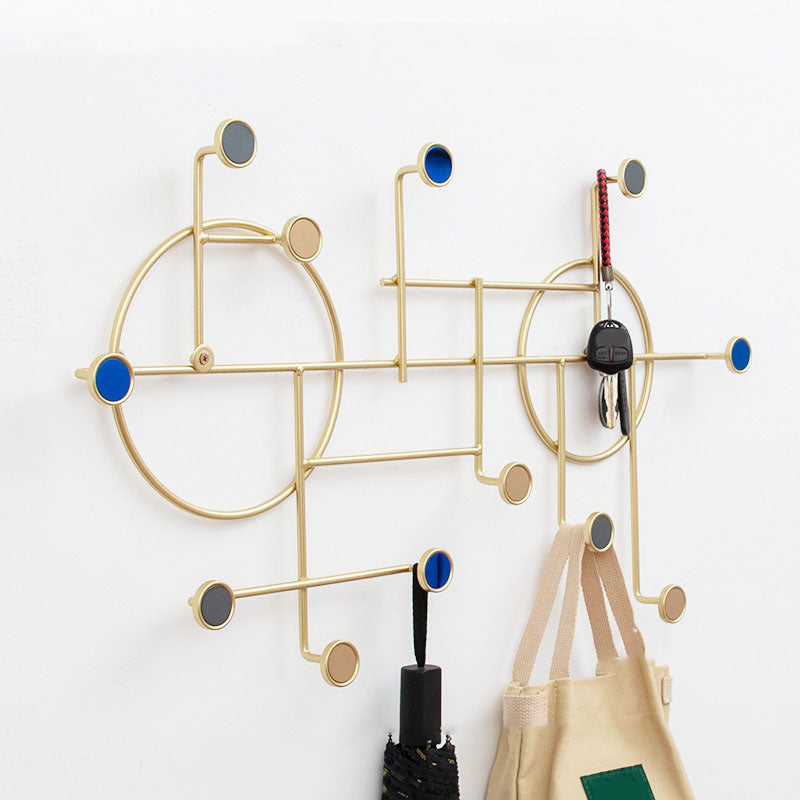 Modern Style Minimalist Coat Hanger Home Wall Hanging Metal Coat Rack