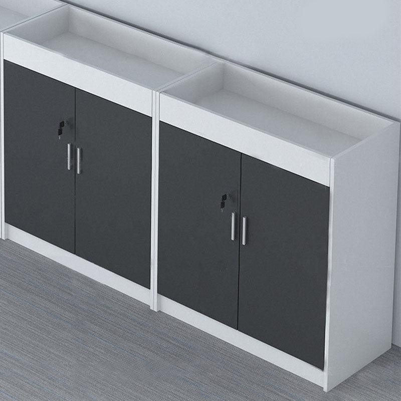 Modern Wood File Cabinet with Lock Storage for Home and Office