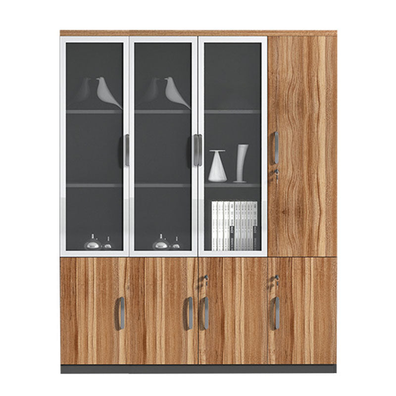 Engineered Wood Modern File Cabinet with Lock Storage for Home Office