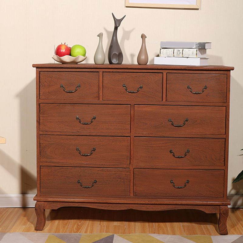 Nautical Storage Chest Bedroom Solid Wood Chest with Drawers