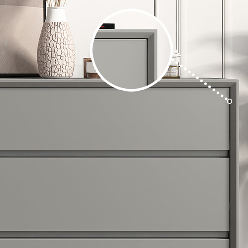 Modern Wood Storage Chest with Soft-Close Drawers for Bedroom