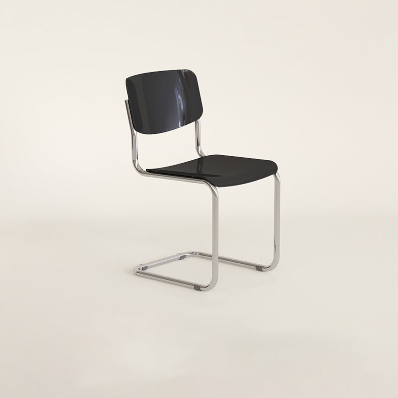 Contemporary Matte Finish Dining Chair with Sled Base for Home