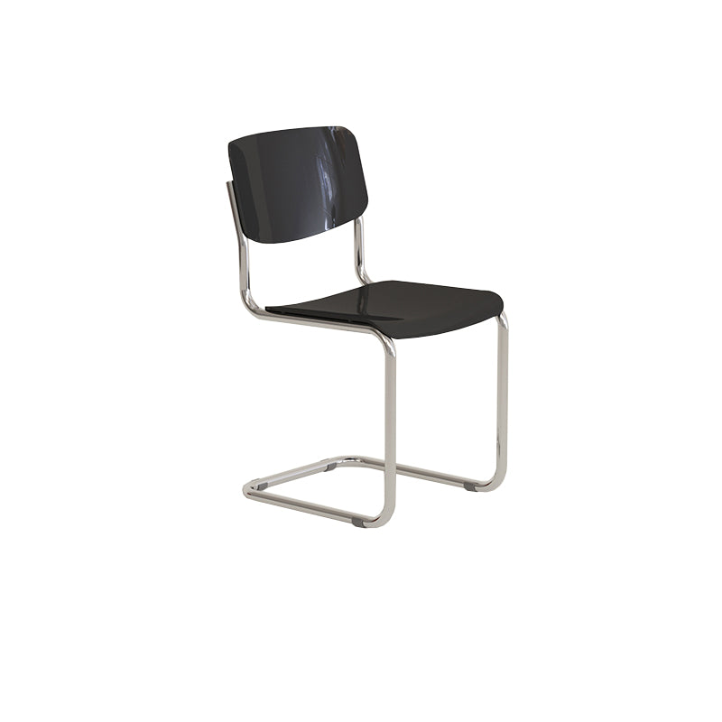 Contemporary Matte Finish Dining Chair with Sled Base for Home