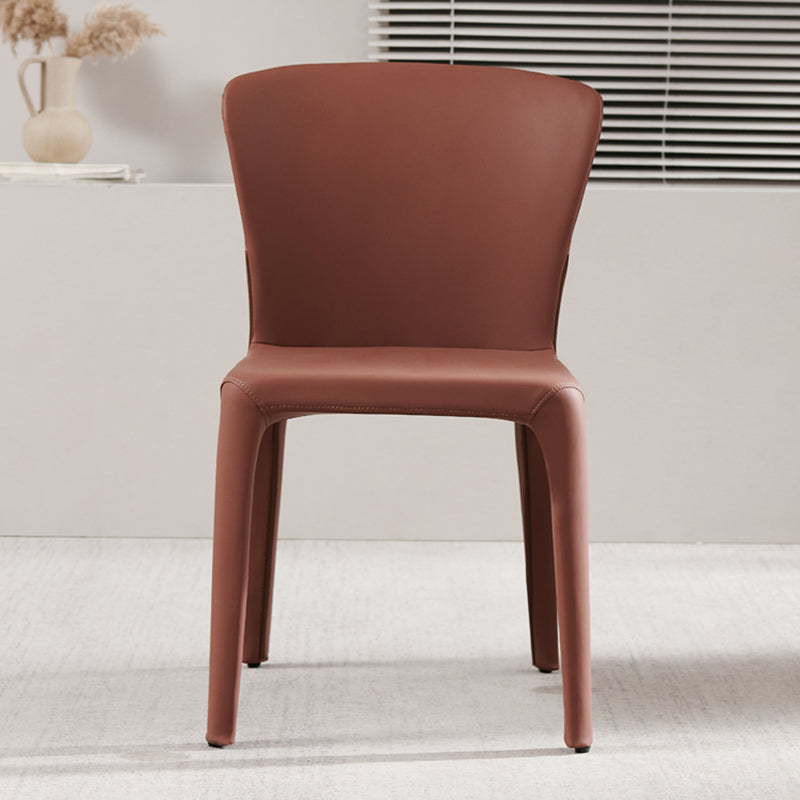 Contemporary Style Upholstered Parsons Back Dining Chairs for Home