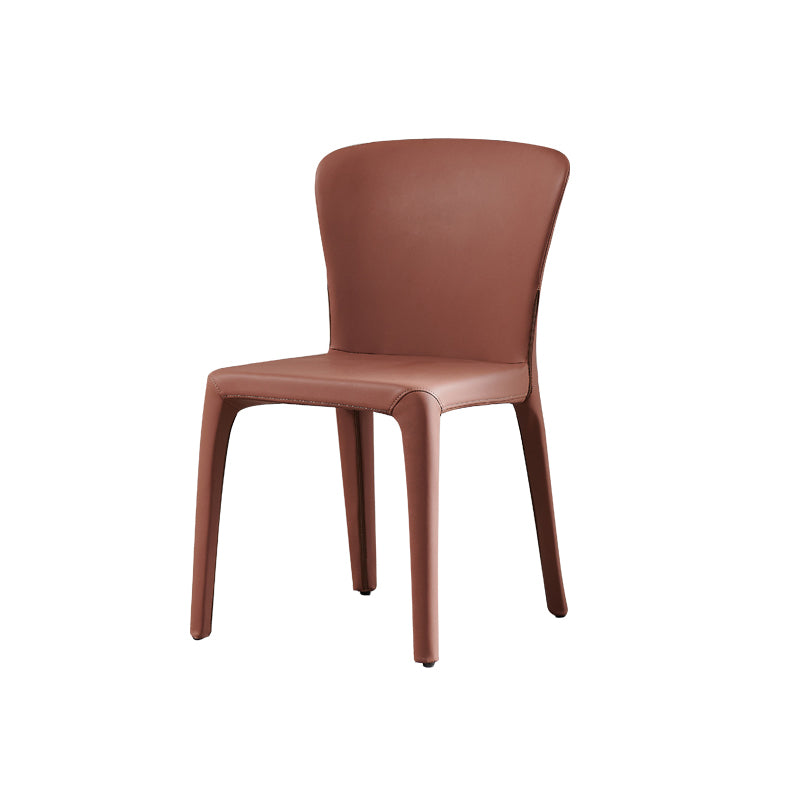 Contemporary Style Upholstered Parsons Back Dining Chairs for Home