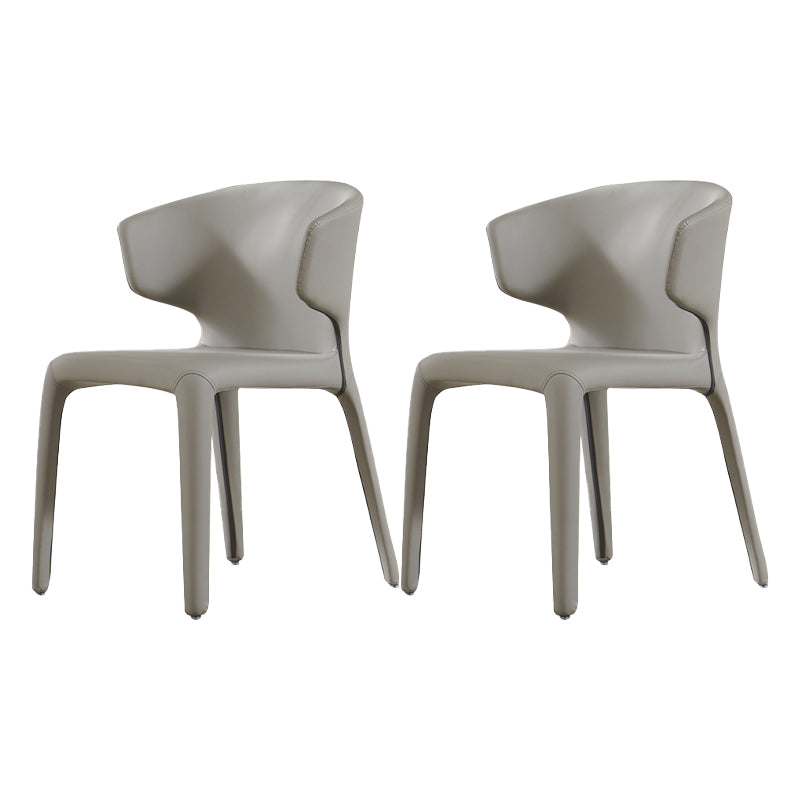 Contemporary Style Upholstered Parsons Back Dining Chairs for Home