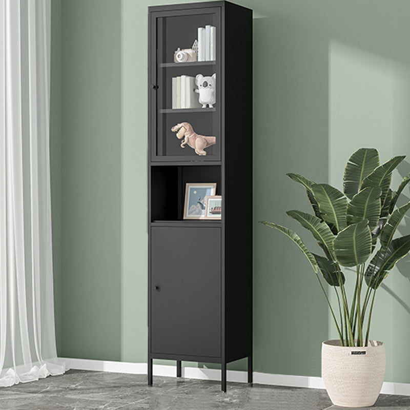 Modern Minimalist Metal Floor Display Stand, Bookshelf in Any Room